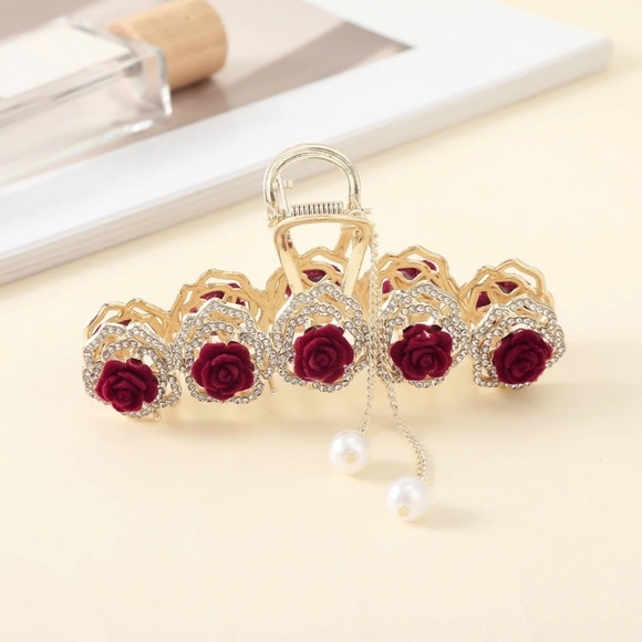 Rhinestone Luxury Hairclip Hairclaw - Picture 1 of 4